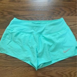 Women’s Nike Aqua Blue Running Shorts Size XS